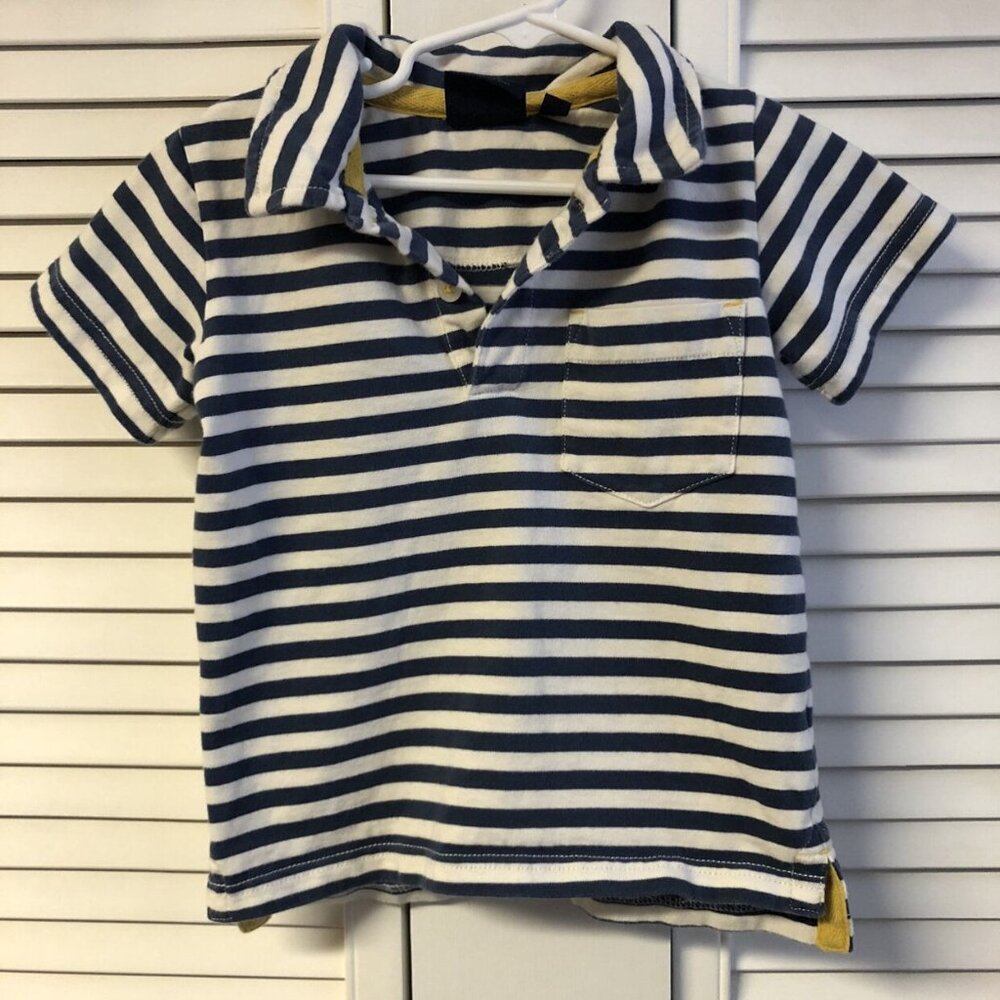 Mini Boden Size 2-3 Striped Polo